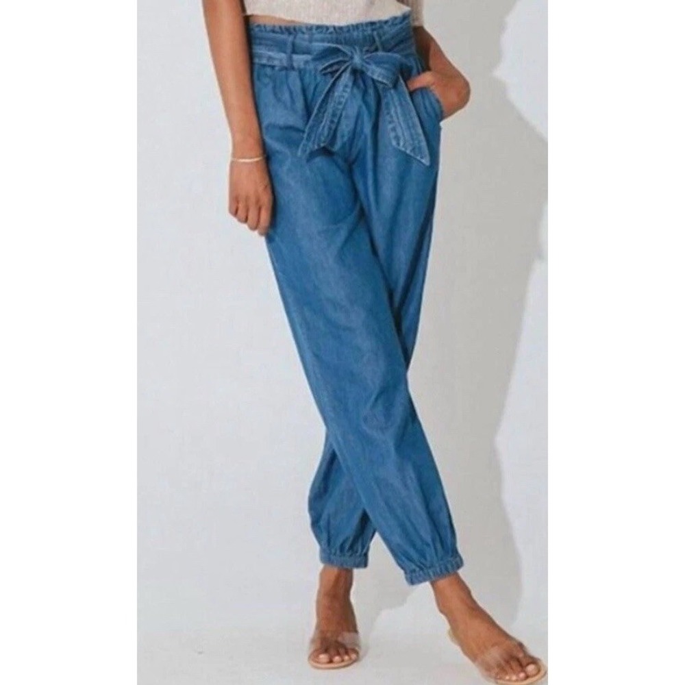 Cleobella Rena Denim Jogger Jeans Women's Size S Blue